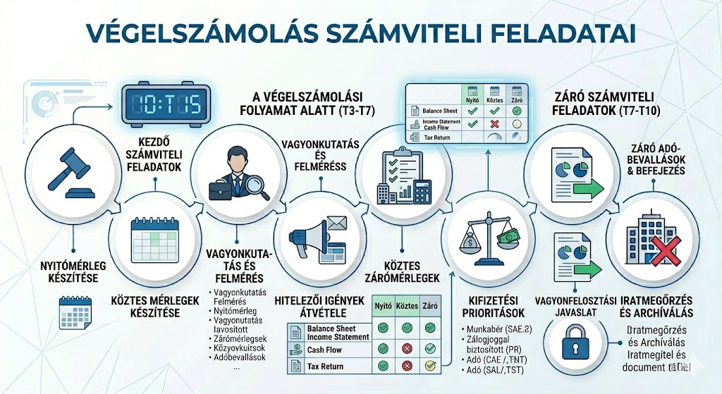 Végelszámolás számviteli feladatai